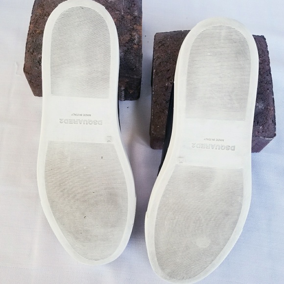 EUC DSQUARED2 Multi Floral/Black Sneakers Size 37 - Picture 5 of 5